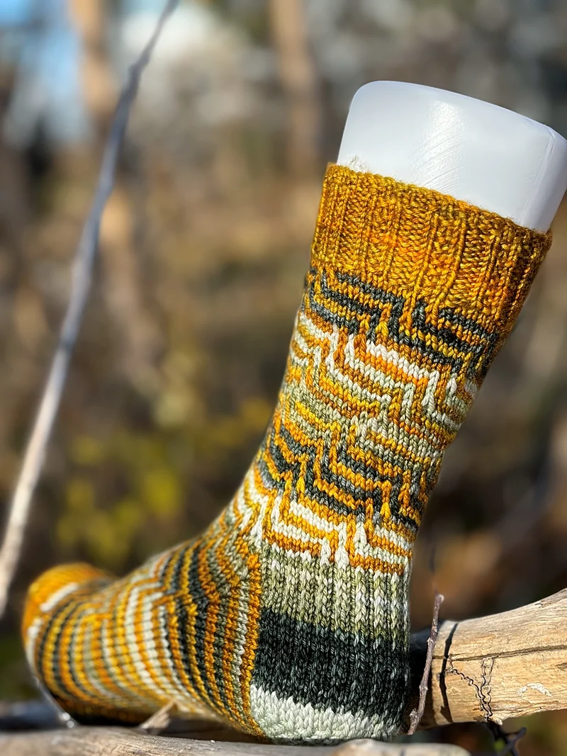 Illusionist Socks | Knitting Pattern and Optional kits