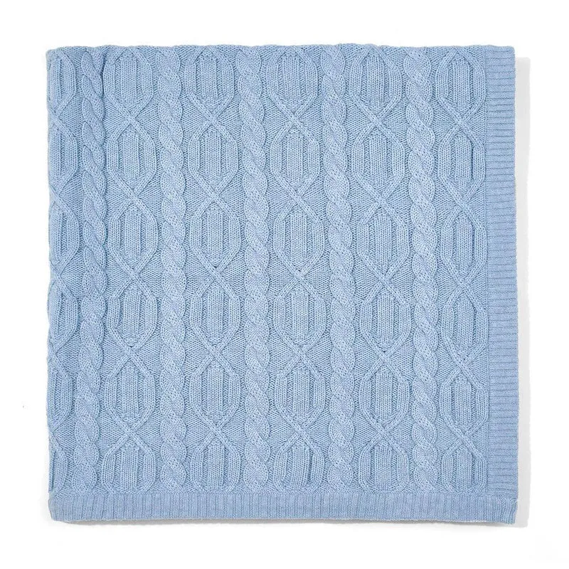 Baby Cotton Chunky Cable Blanket