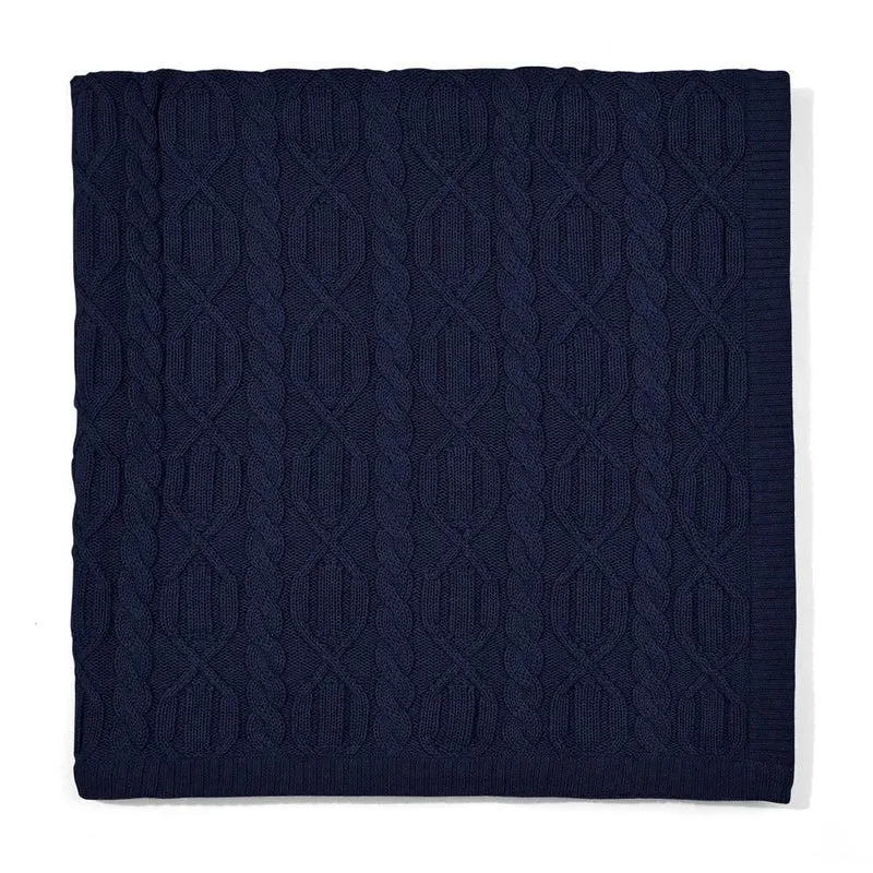 Baby Cotton Chunky Cable Blanket