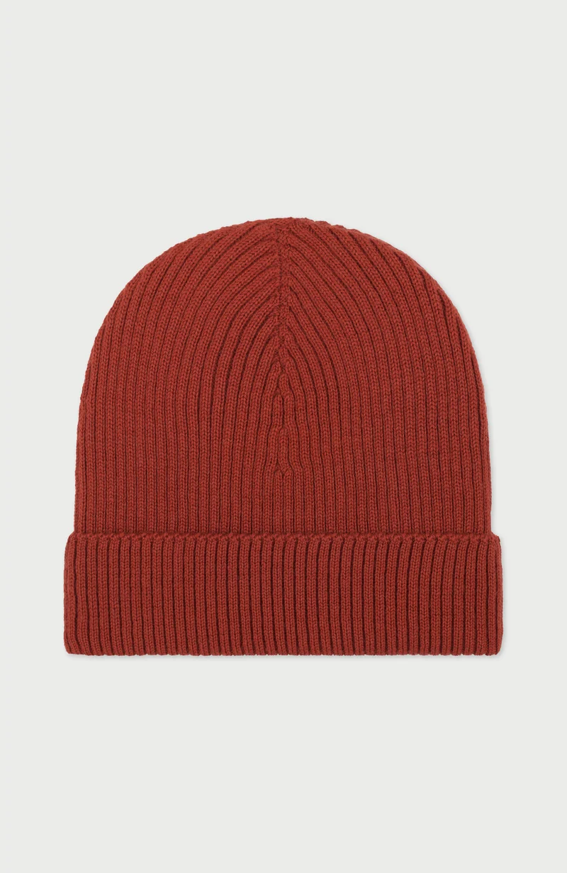 Womens Ribbed Extra Fine Merino Wool Beanie