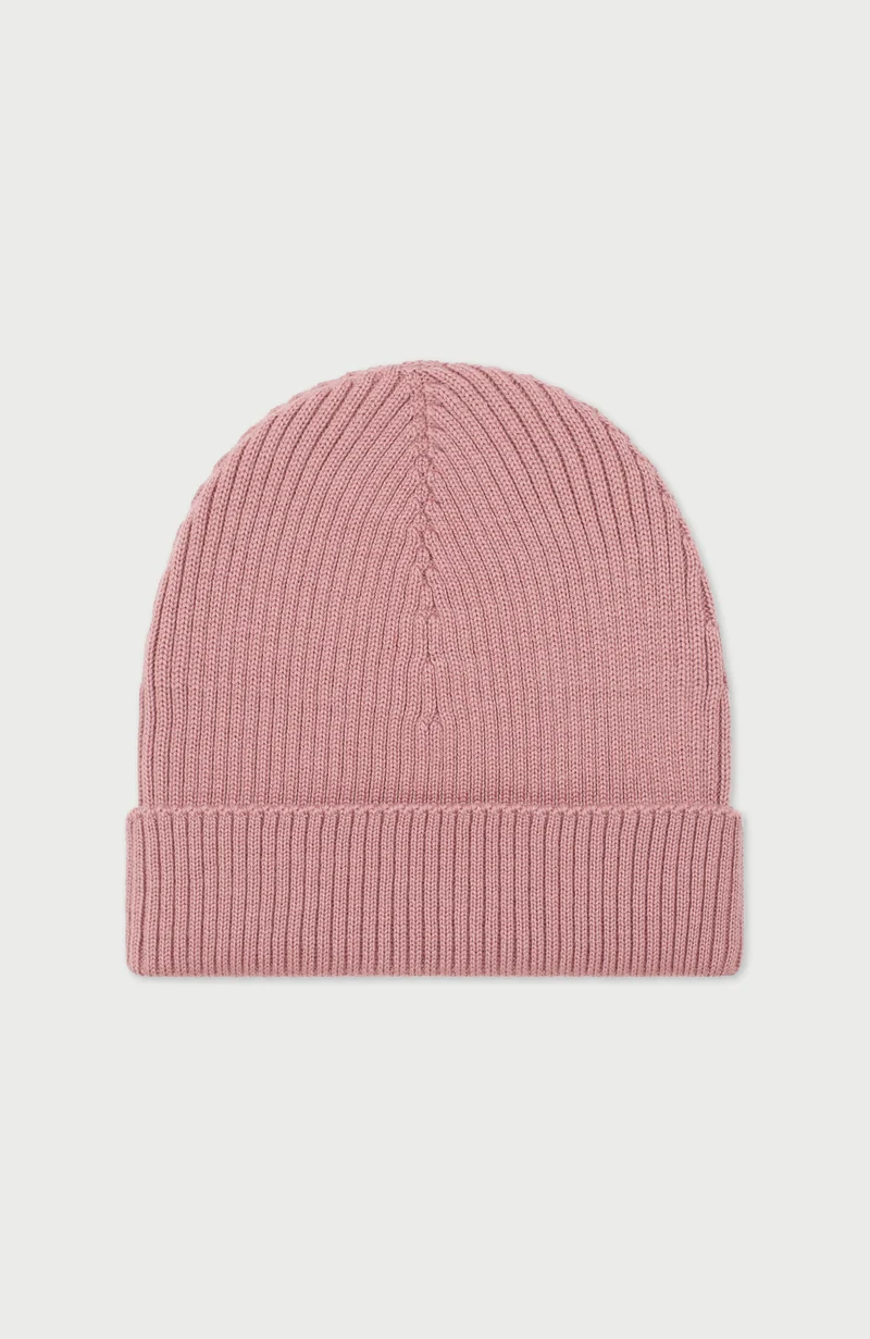 Womens Ribbed Extra Fine Merino Wool Beanie
