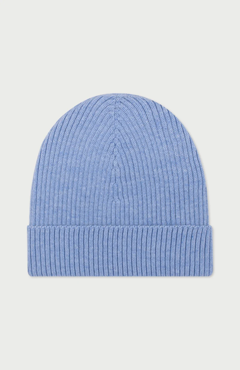 Womens Ribbed Extra Fine Merino Wool Beanie
