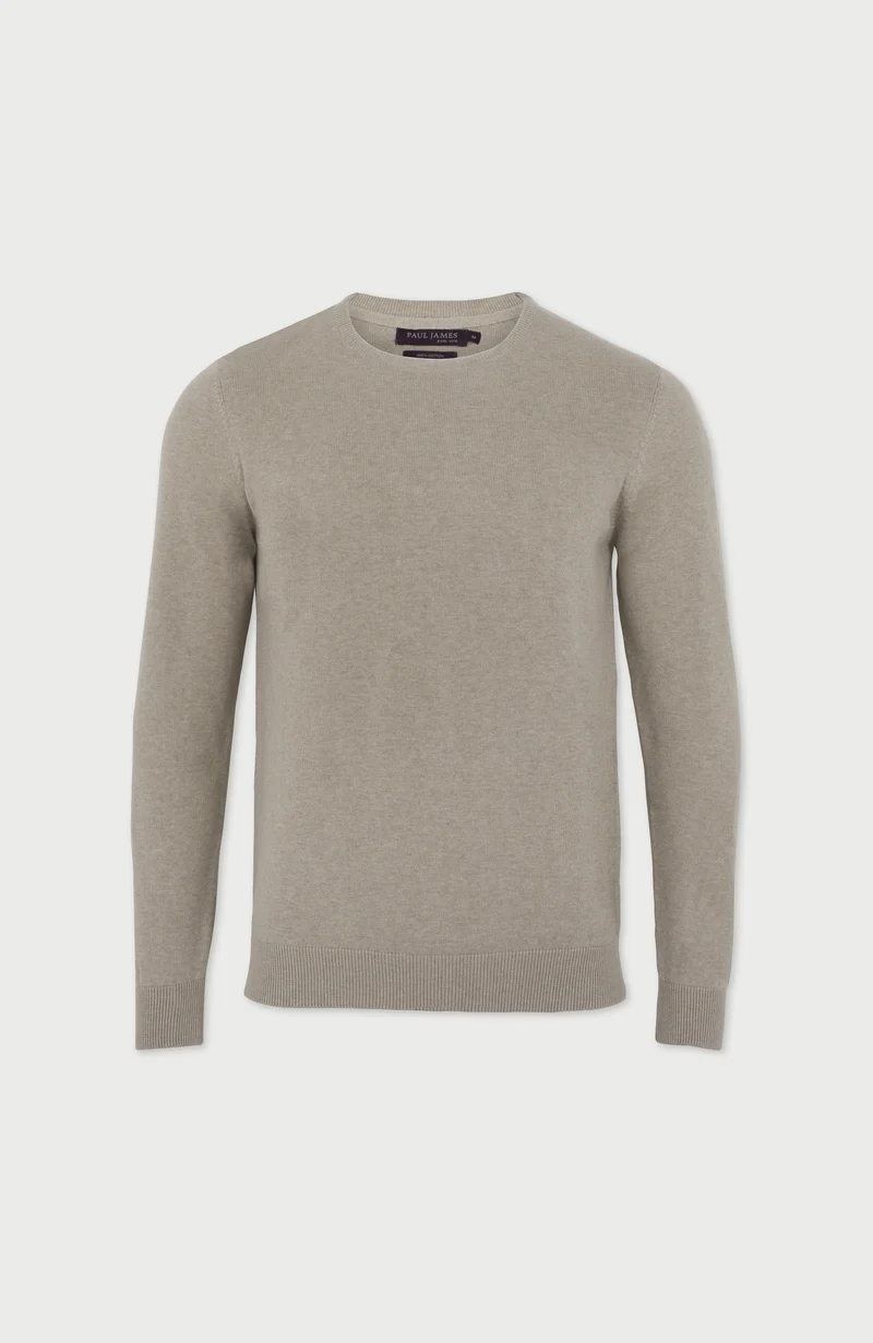 Men's Cotton Crew Neck Jumper