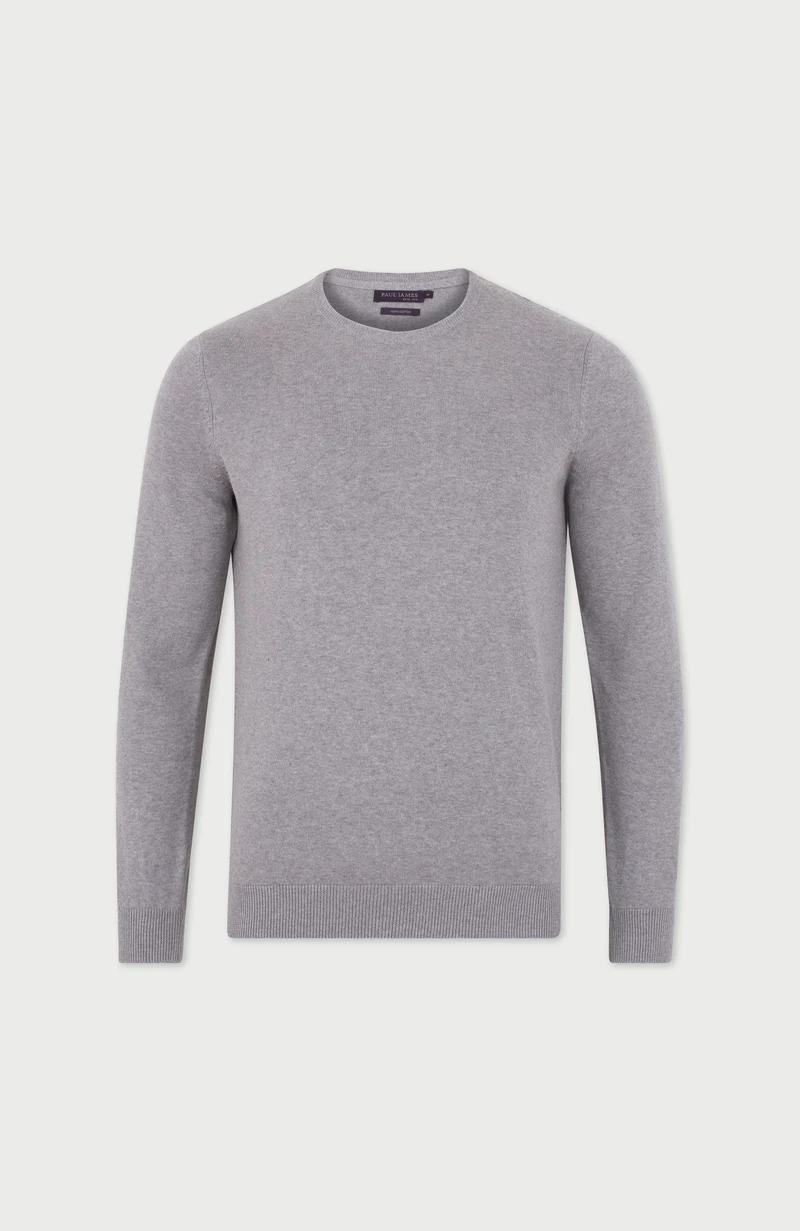 Men's Cotton Crew Neck Jumper