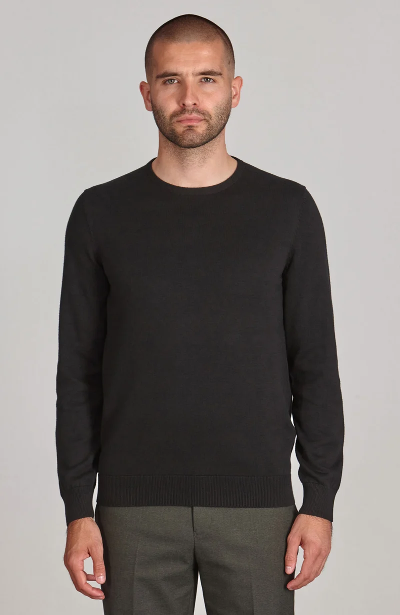 Men's Cotton Crew Neck Jumper