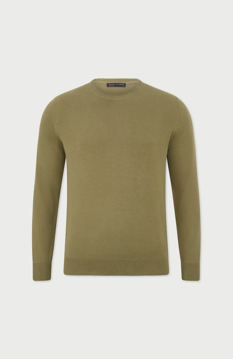 Men's Cotton Crew Neck Jumper