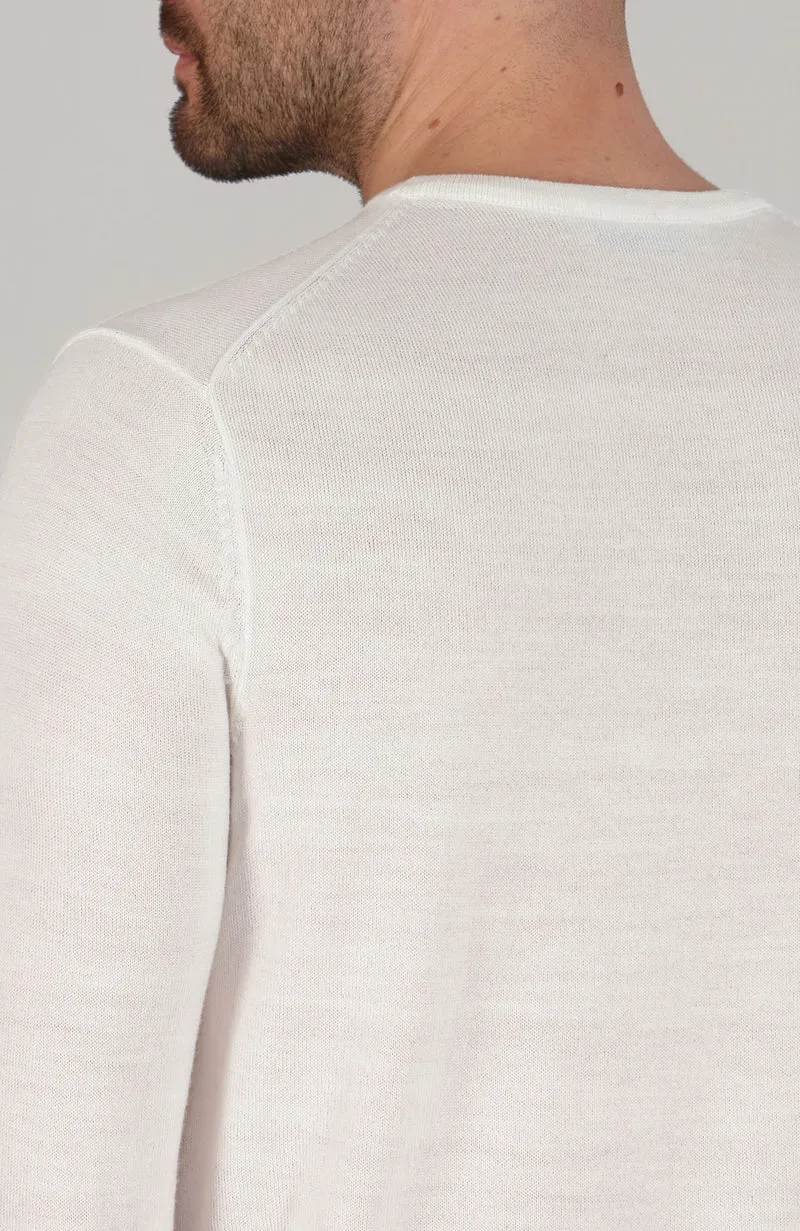 Mens Extra Fine Merino Wool Crew Neck Jumper