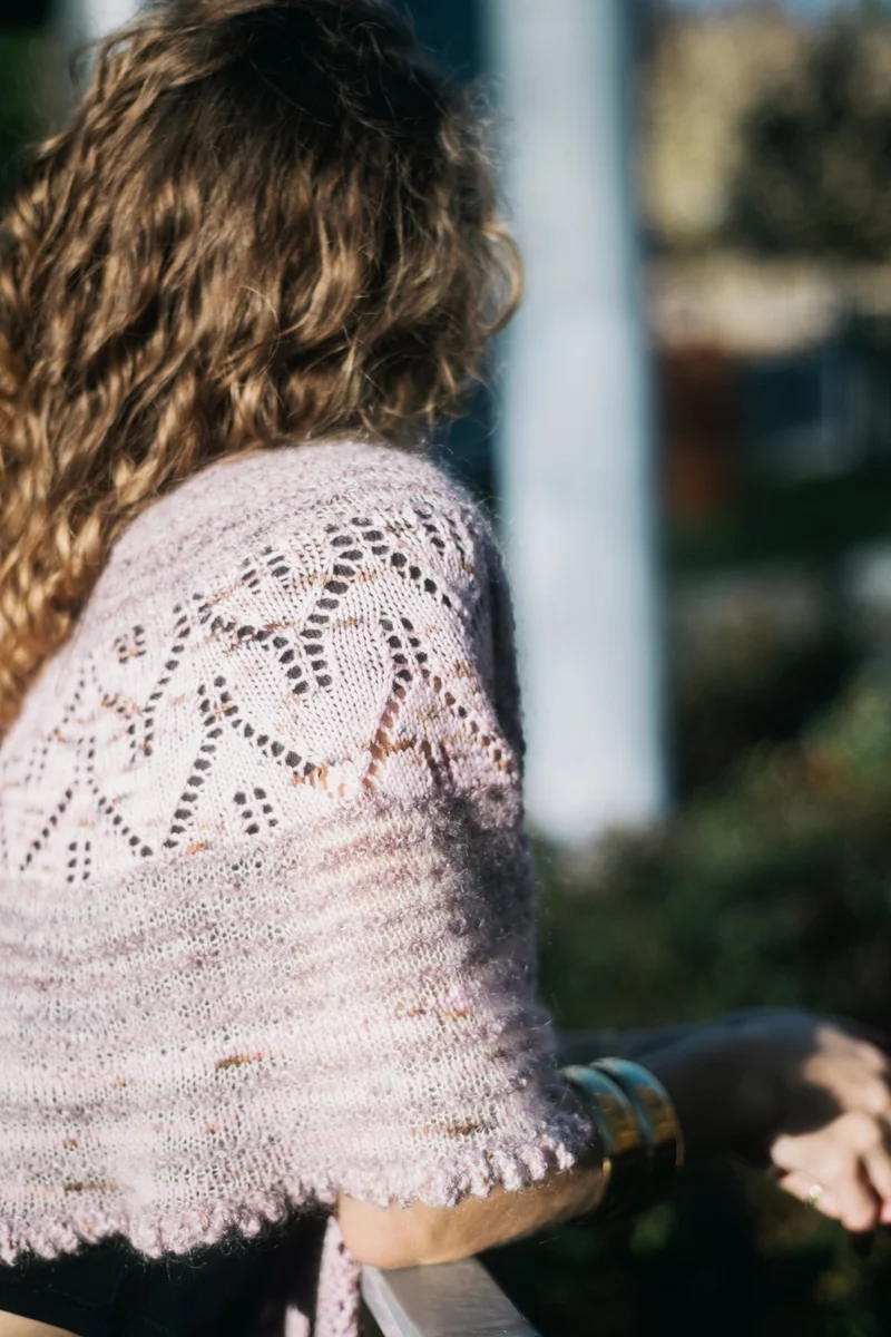 Folies Bergère Shawl | Knitting pattern and Optional Kits