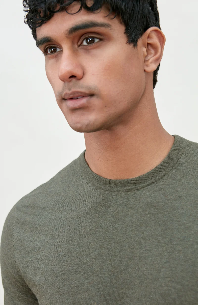 Mens Ultra Fine Cotton Short Sleeve Jumper