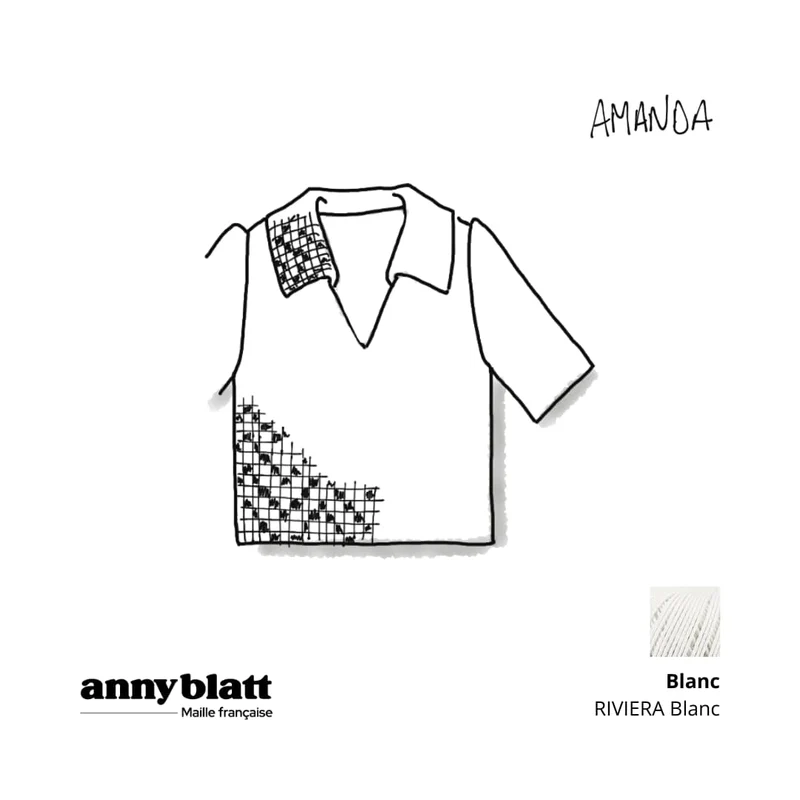 Chemise Amanda au crochet.