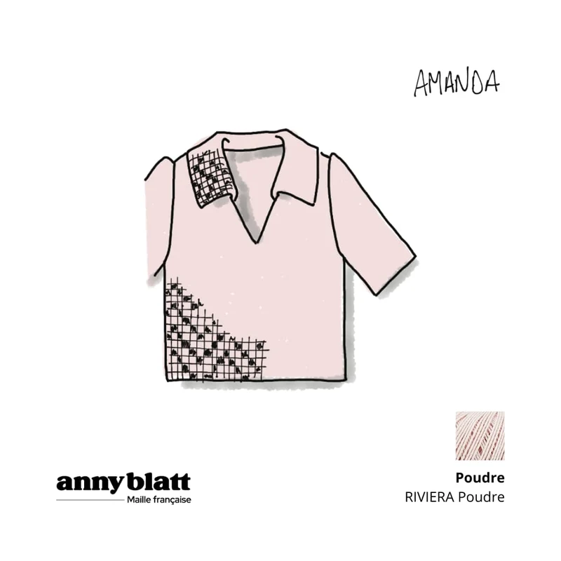 Chemise Amanda au crochet.