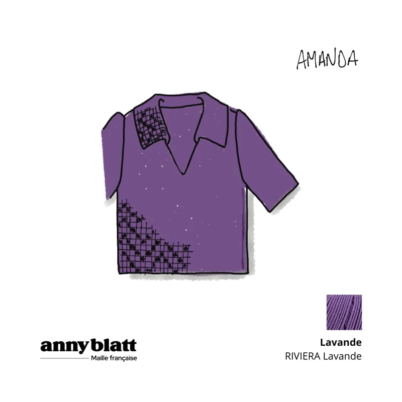 Chemise Amanda au crochet.