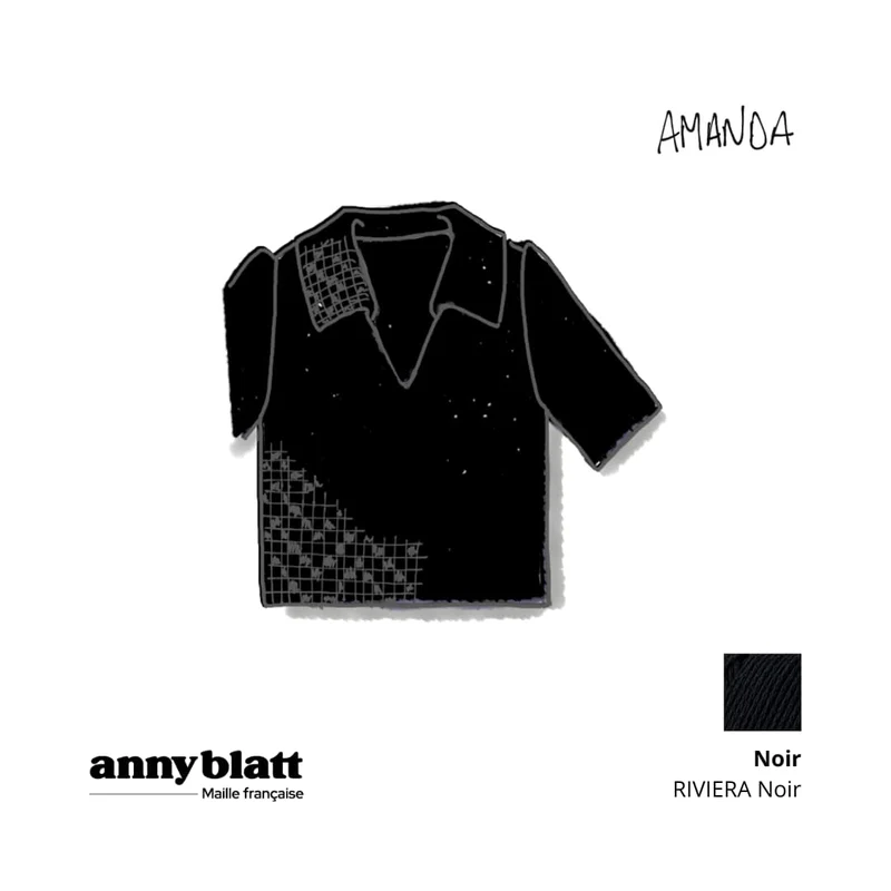 Chemise Amanda au crochet.