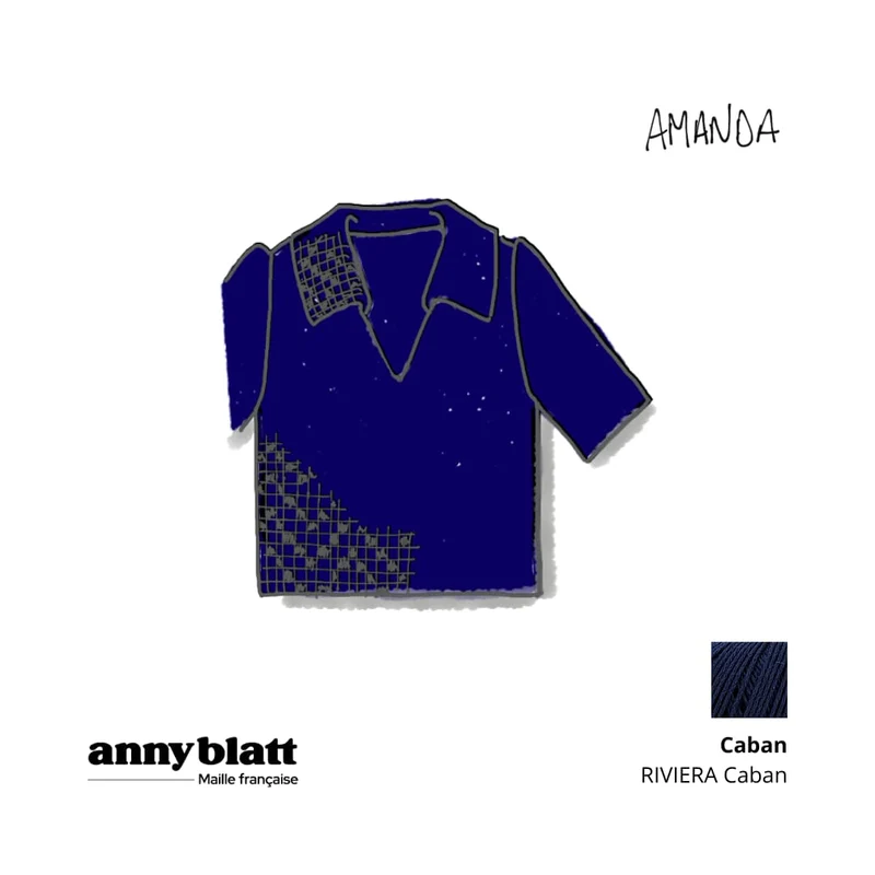 Chemise Amanda au crochet.