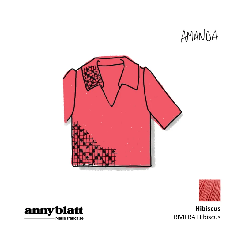 Chemise Amanda au crochet.