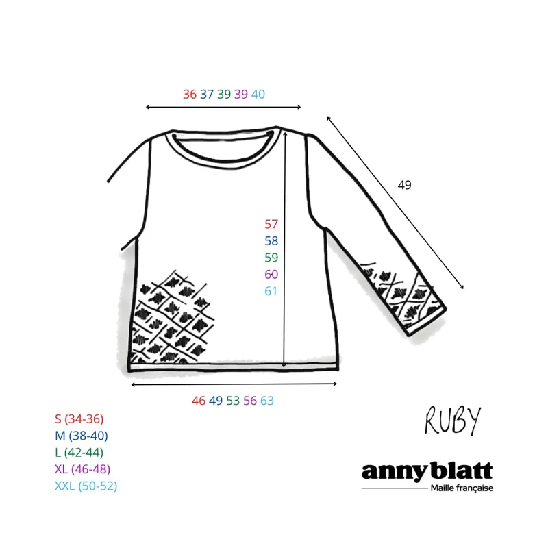 Pull Ruby au crochet.