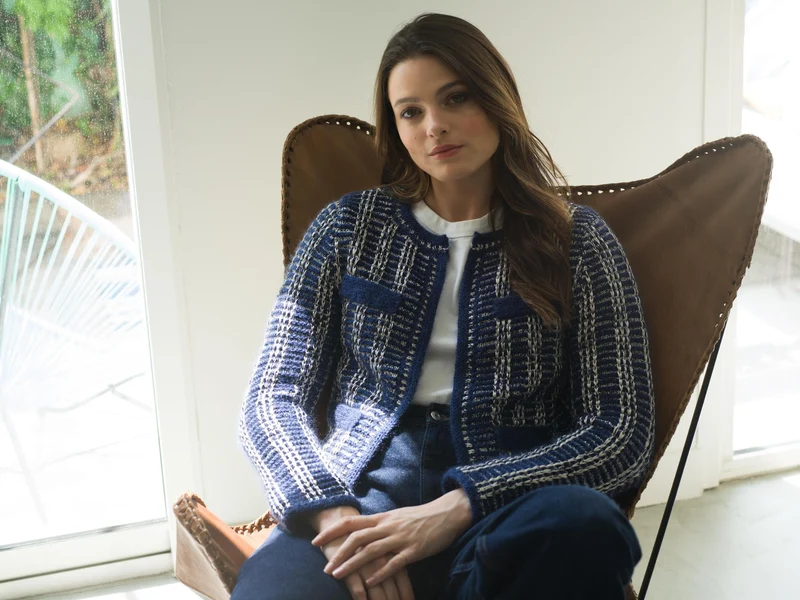 Veste Camille à tricoter.