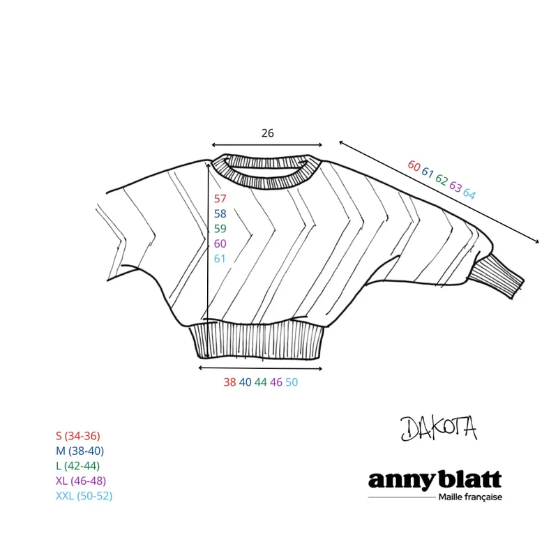 Pull Dakota à tricoter