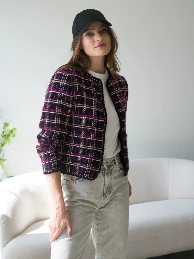 Veste Prune à tricoter.
