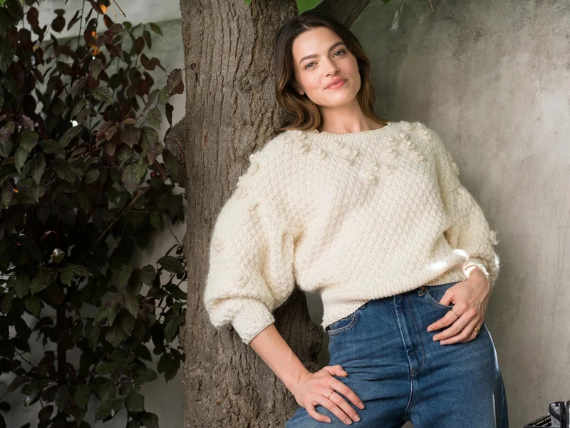 Pull Edelweiss à tricoter.