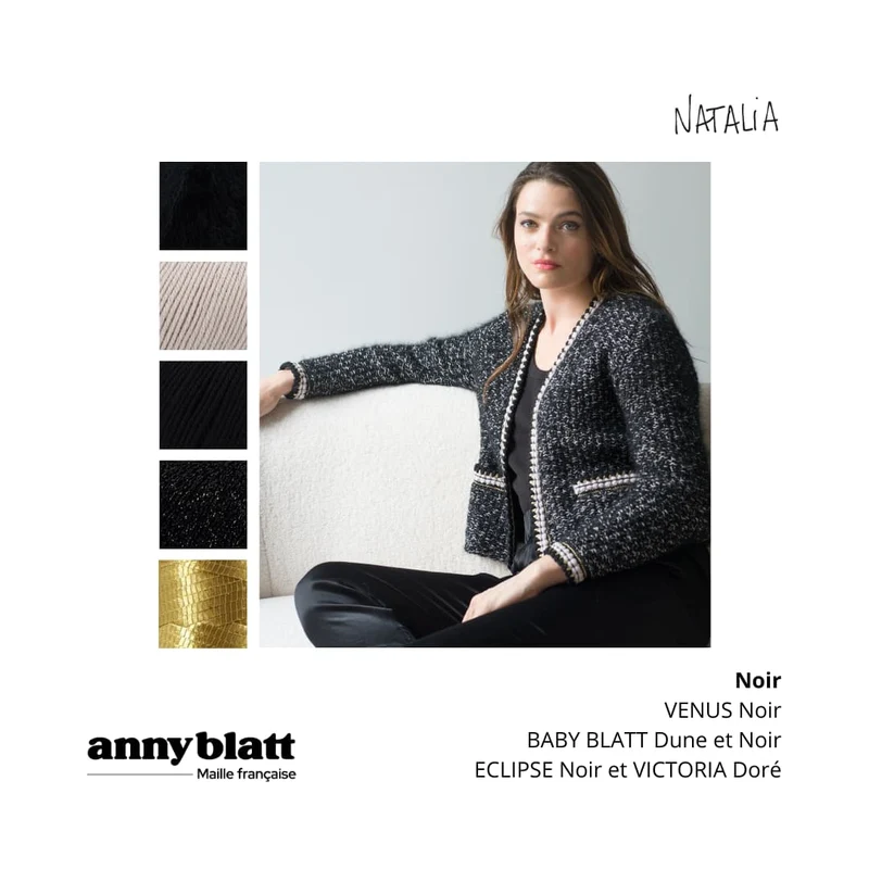 Veste Natalia à tricoter.