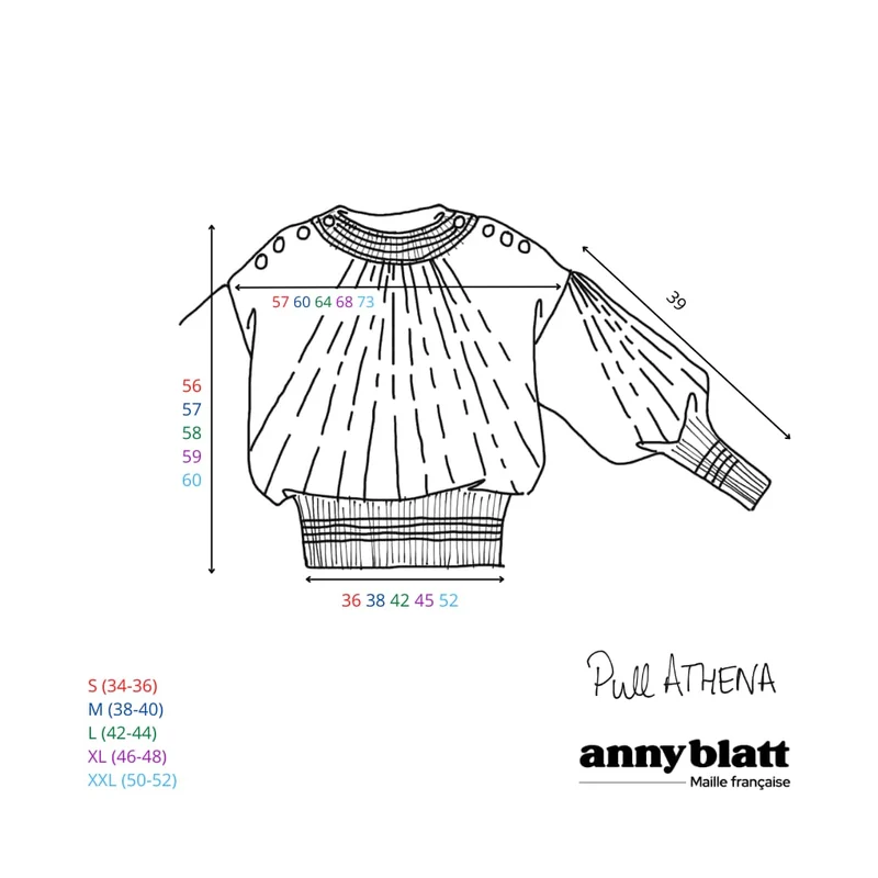 Pull Athena à tricoter