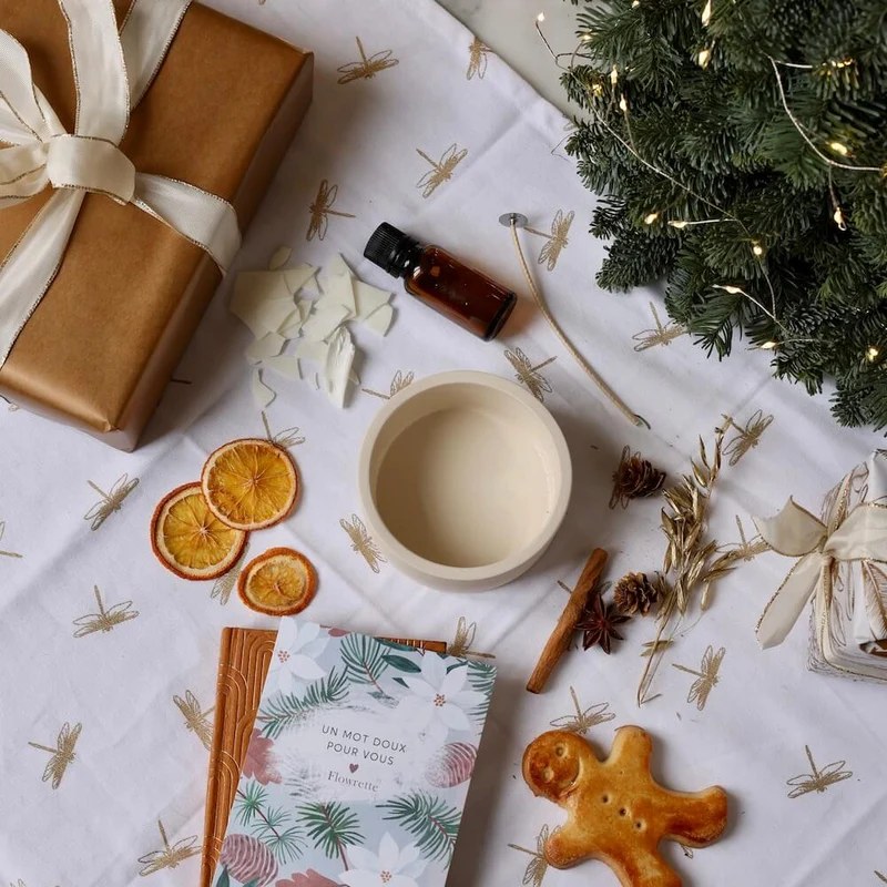 Kit DIY bougie de Noël