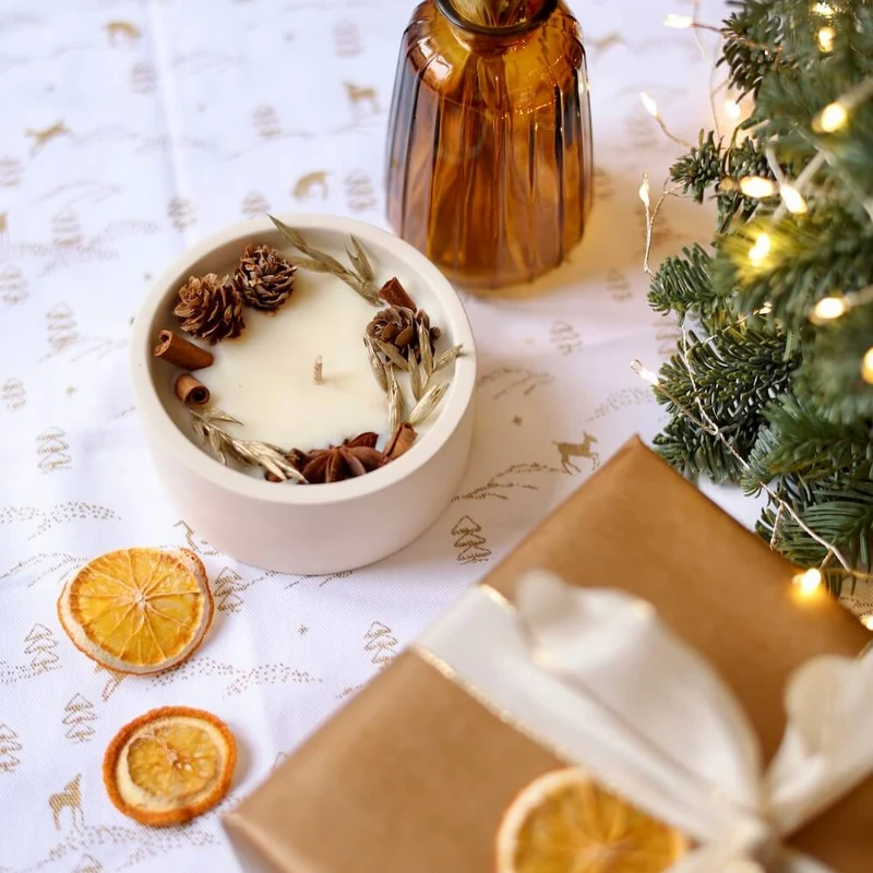 Kit DIY bougie de Noël