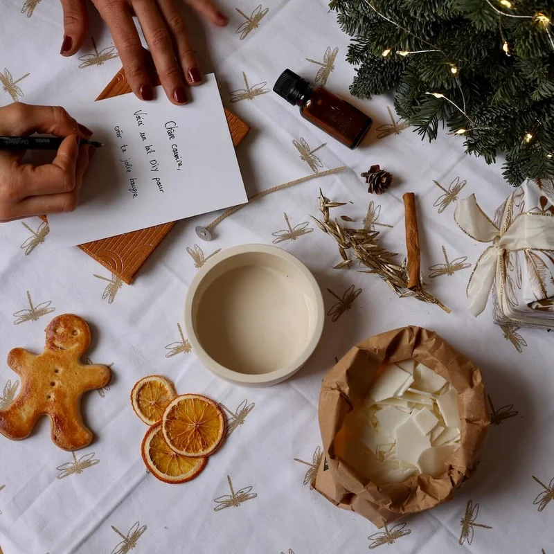 Kit DIY bougie de Noël
