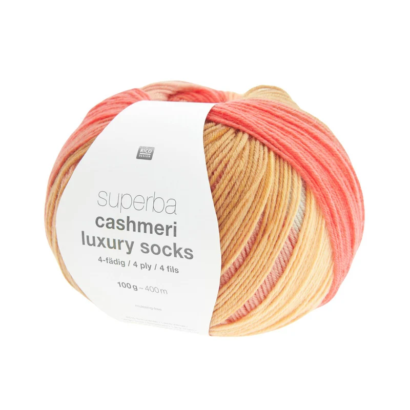 Superba Cashmeri Luxury Socks - Rico Design