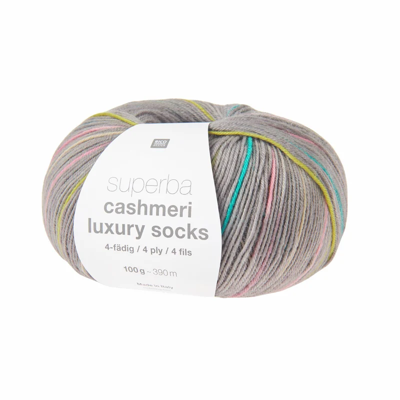 Superba Cashmeri Luxury Socks - Rico Design