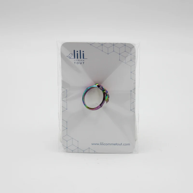 Bague de Tension Peacock ou Chat - Lili Comme Tout