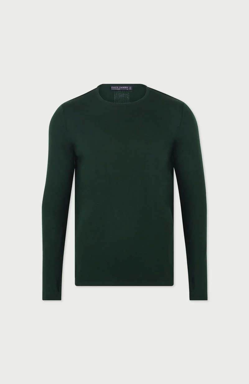 Mens Heavyweight Merino Activewear Training Top
