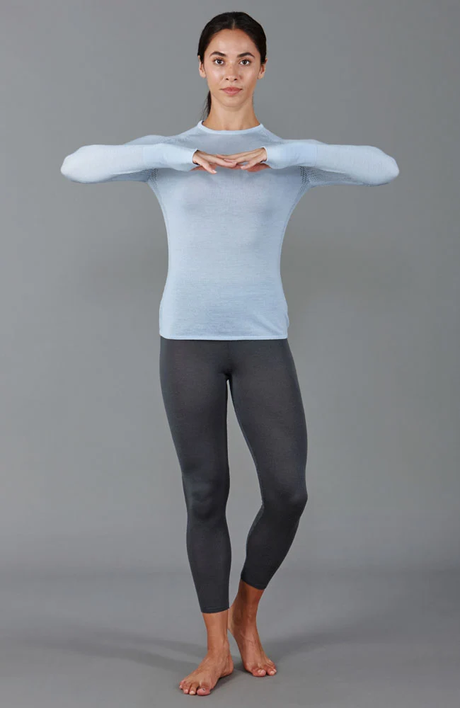 Womens Midweight Merino Activewear Thermal Leggings