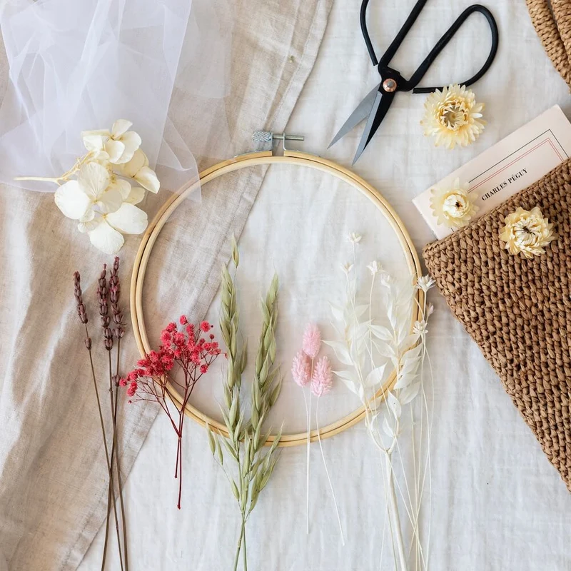 Kit DIY Tambour fleuri