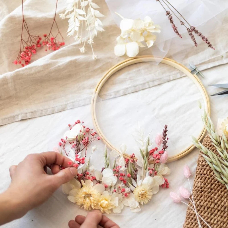 Kit DIY Tambour fleuri