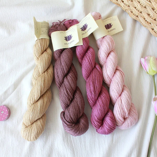 fils de lotus soyeux cashmere doigté