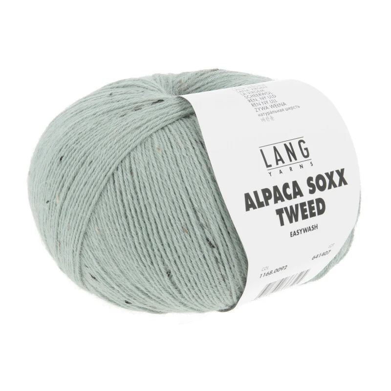 chaussettes en alpaga tweed Lang Yarns