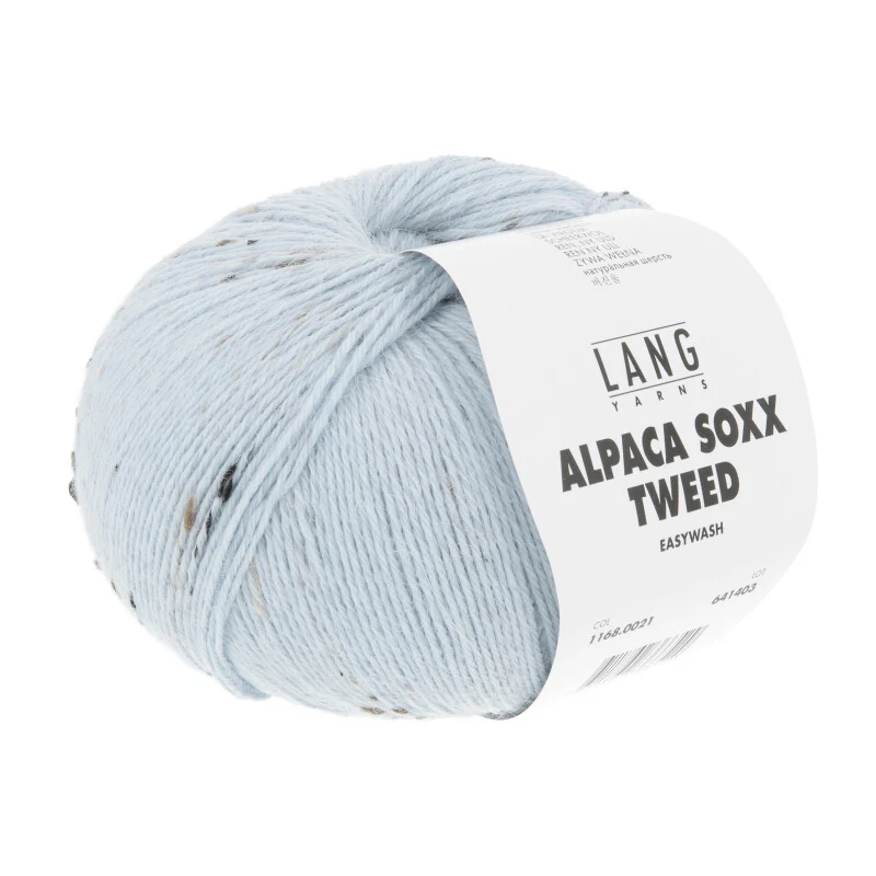 chaussettes en alpaga tweed Lang Yarns