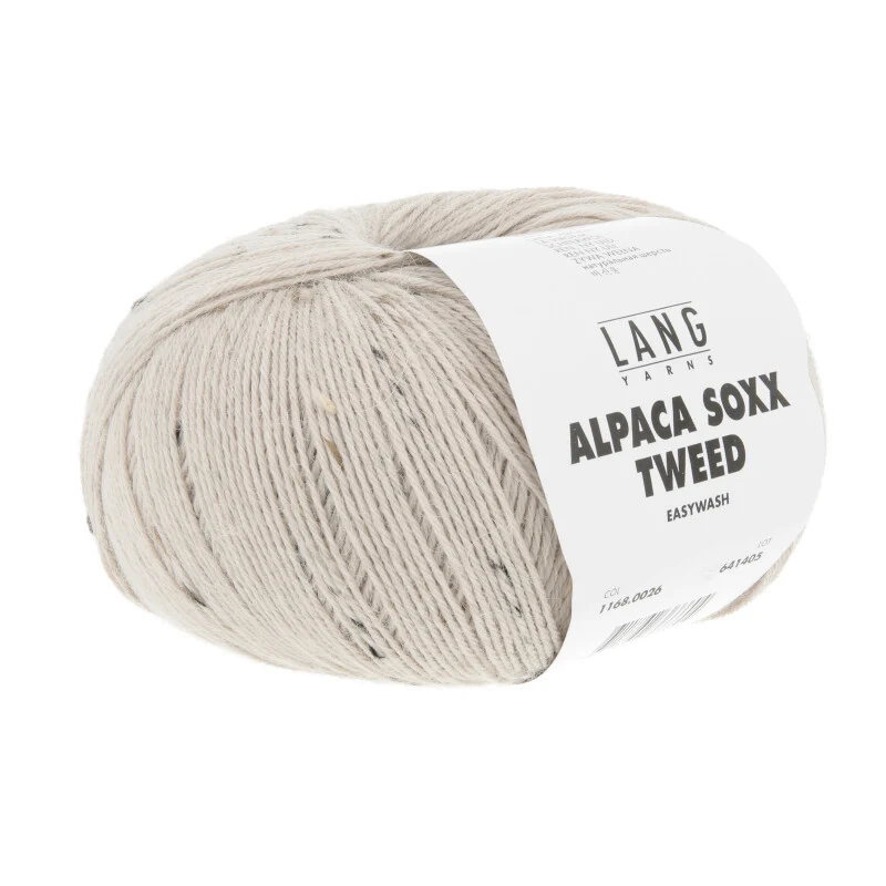 chaussettes en alpaga tweed Lang Yarns
