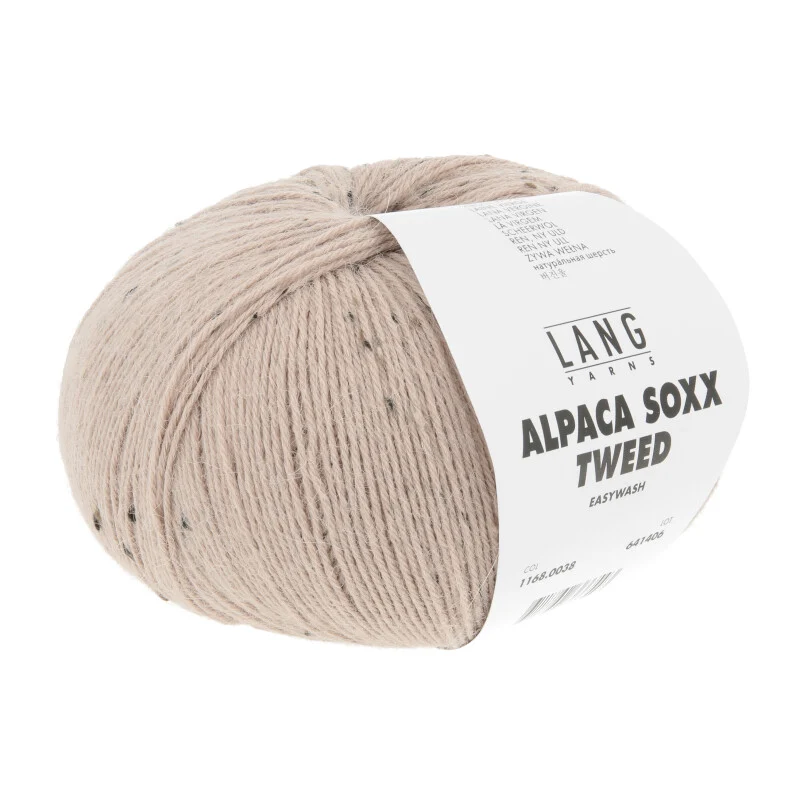 chaussettes en alpaga tweed Lang Yarns