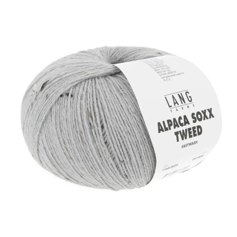 chaussettes en alpaga tweed Lang Yarns
