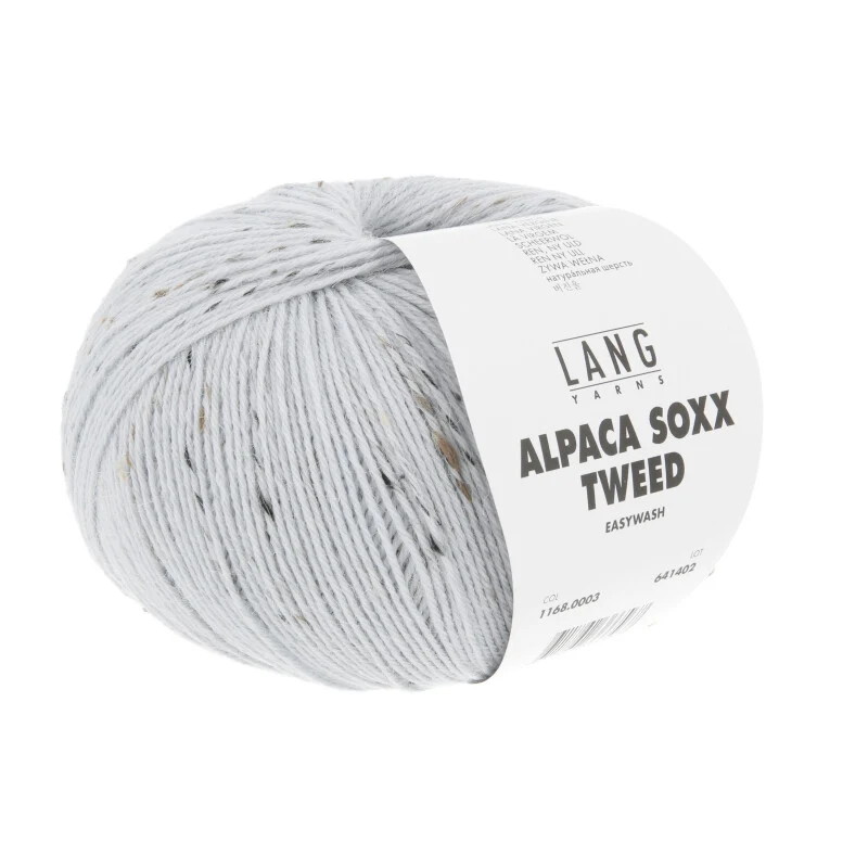 chaussettes en alpaga tweed Lang Yarns