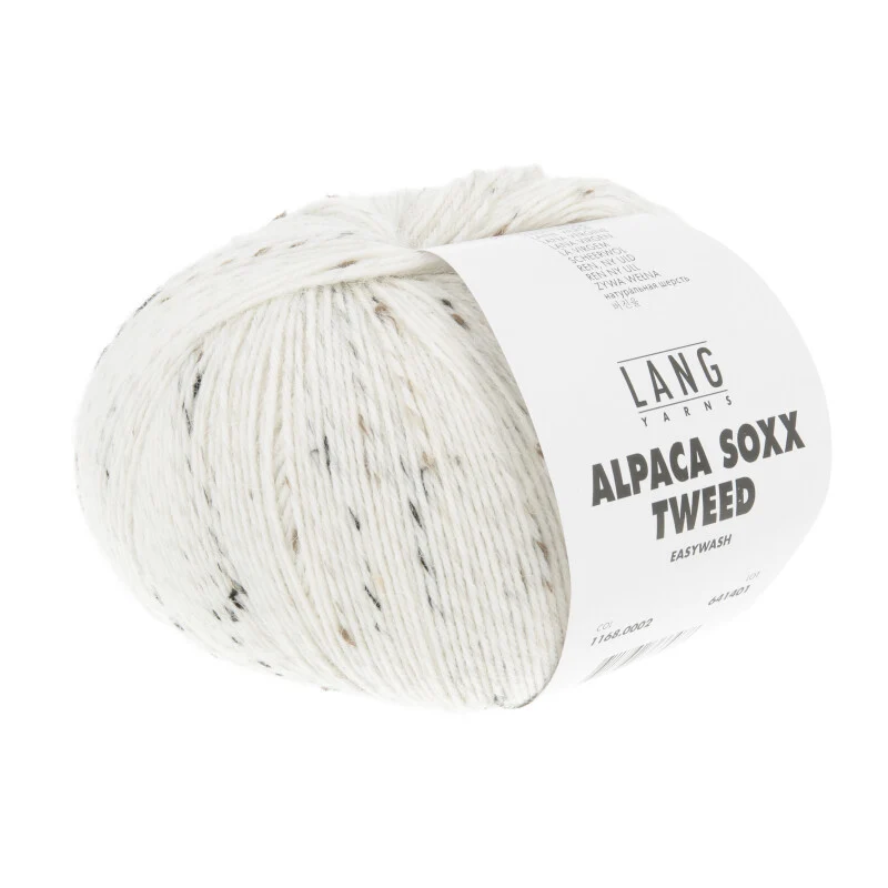 chaussettes en alpaga tweed Lang Yarns