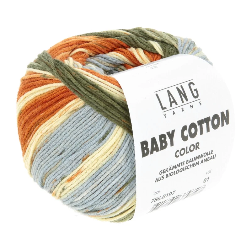 fils de coton bébé couleur Lang Yarns
