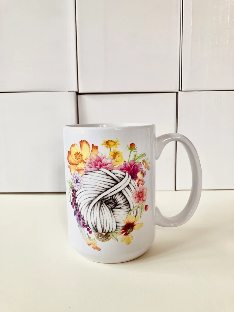 Illustrated mug Katrinn Pelletier