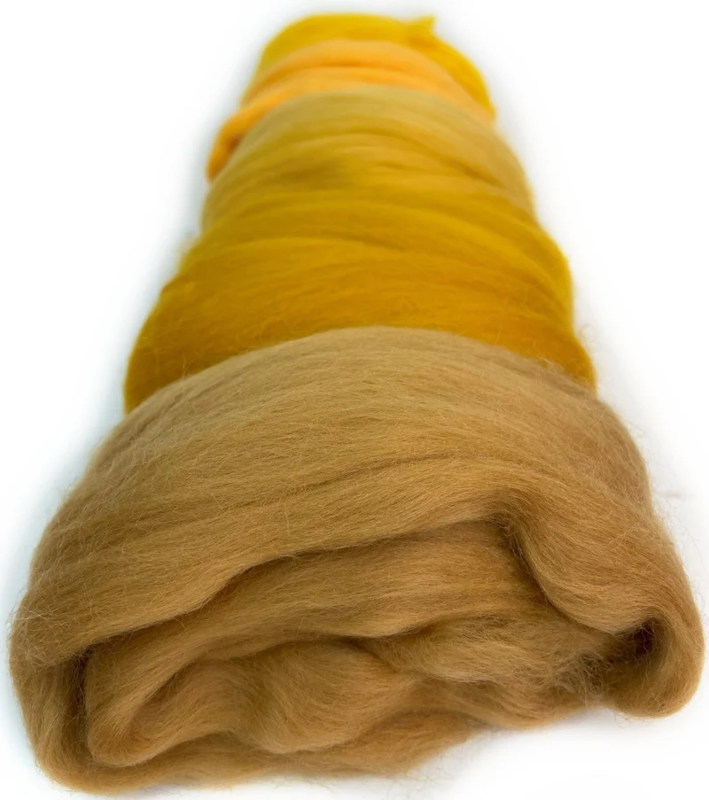 Merino 19 Microns Pack for yarn spinning, felting and crafting projects.