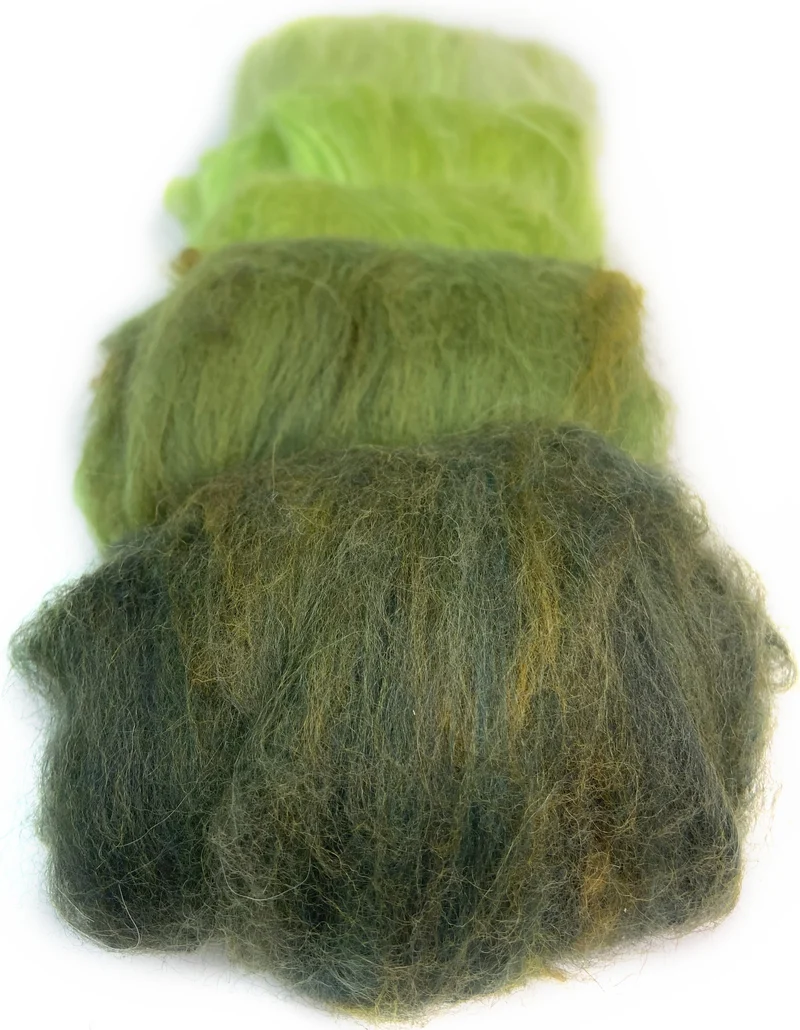 Merino Mohair for yarn spinning, felting and crafting projects.