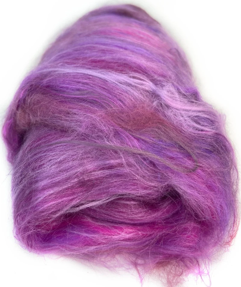Strata fibers for yarn spinning, felting and crafting projects.