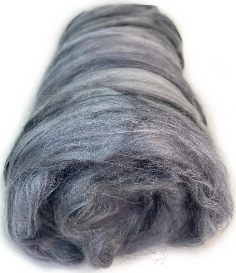 Strata fibers for yarn spinning, felting and crafting projects.